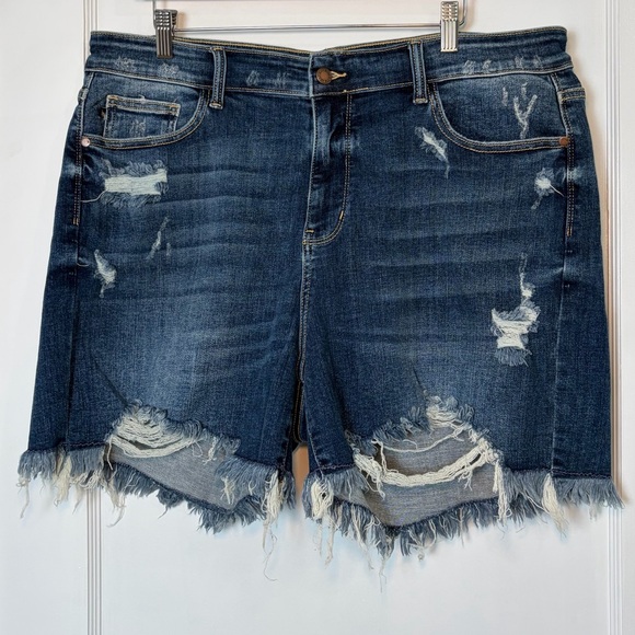 Judy Blue Pants - Judy blue distressed denim Shorts